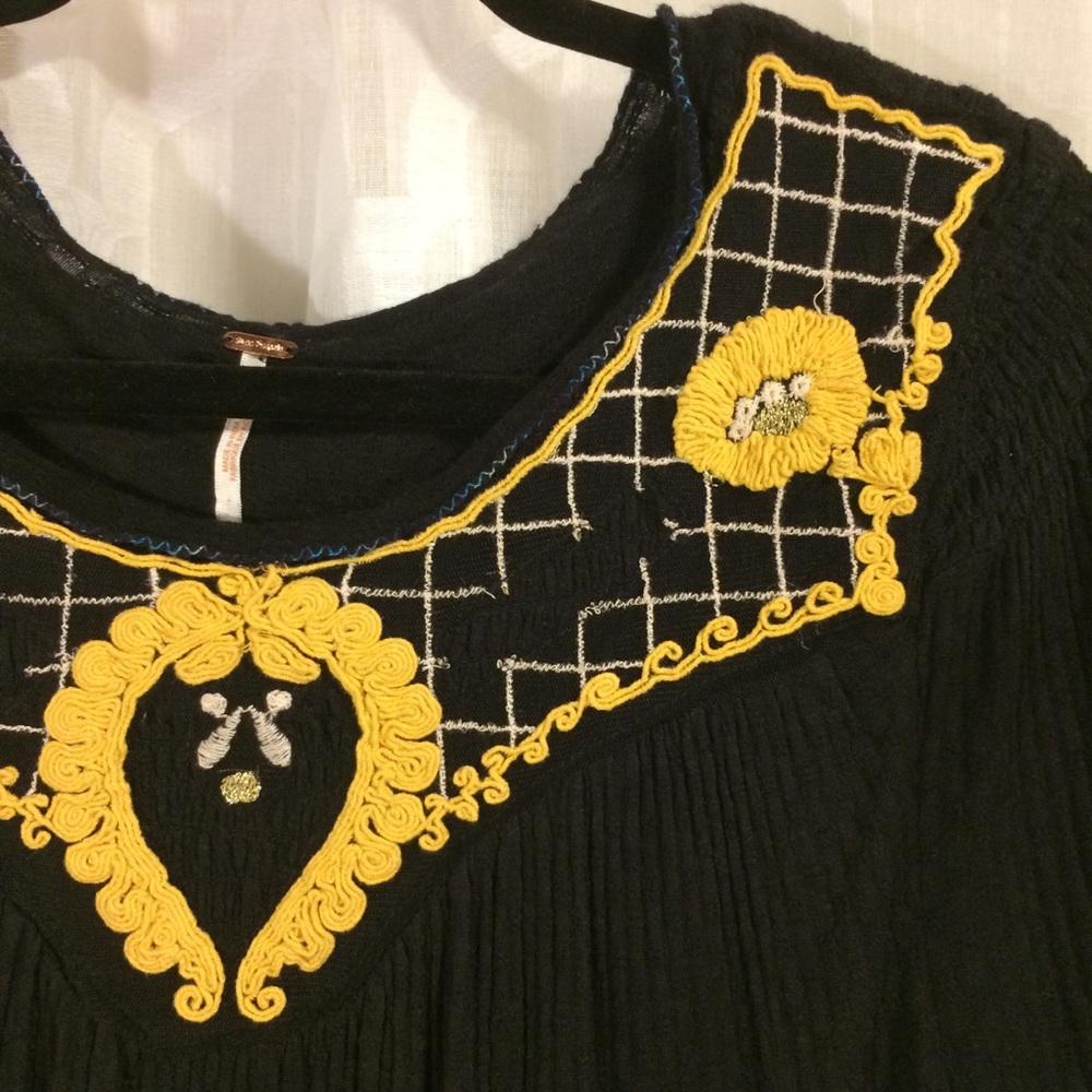 $19/2+ Free People Embroidered Slouchy Elastic - Picture 3 of 8